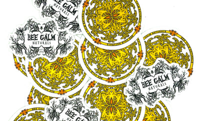 Bee Calm Naturals Logo Sticker